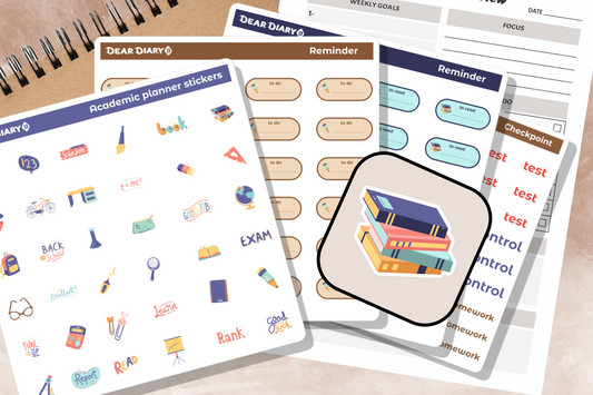 126 Academic planner stickers pack - ACPA01