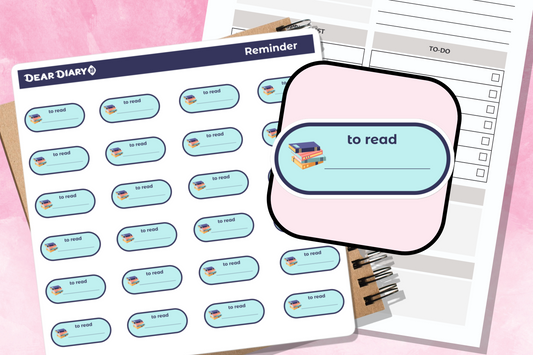 Academic planner stickers sheet - ACSH03