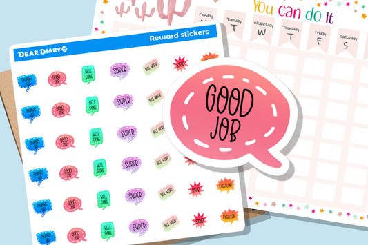 Set of Colorful Reward Stickers for Teachers and Parents - RSSH01