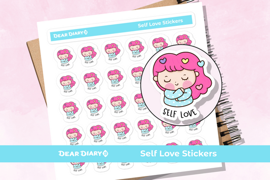 Self love planner stickers sheet - SLSH01