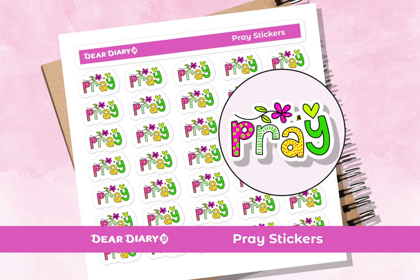 Faith planner stickers sheet - FPFV02