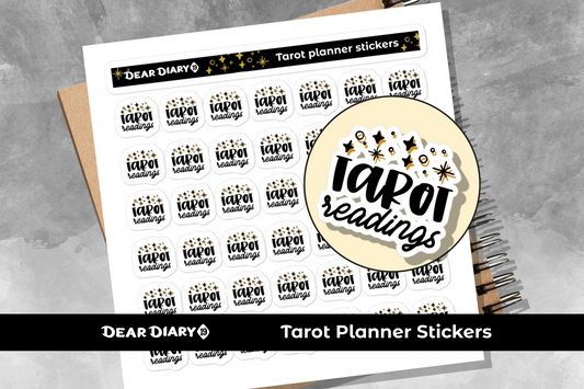 Tarot planner stickers sheet - TPSS01