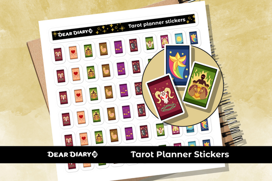 Tarot planner stickers sheet - TPSS02