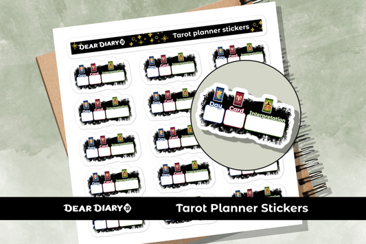 Tarot planner stickers sheet - TPSS04