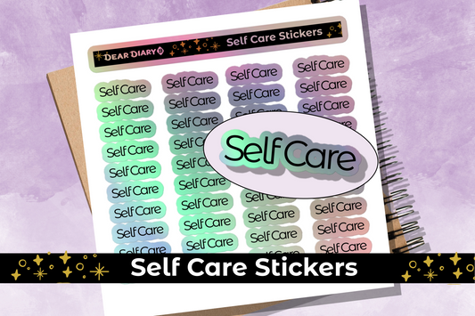 Self care planner stickers sheet - SCSH01