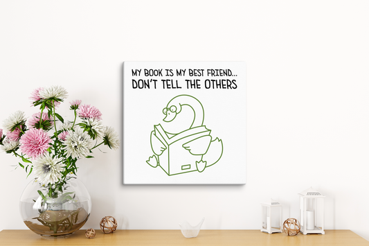 Bookish canvas print BRC09