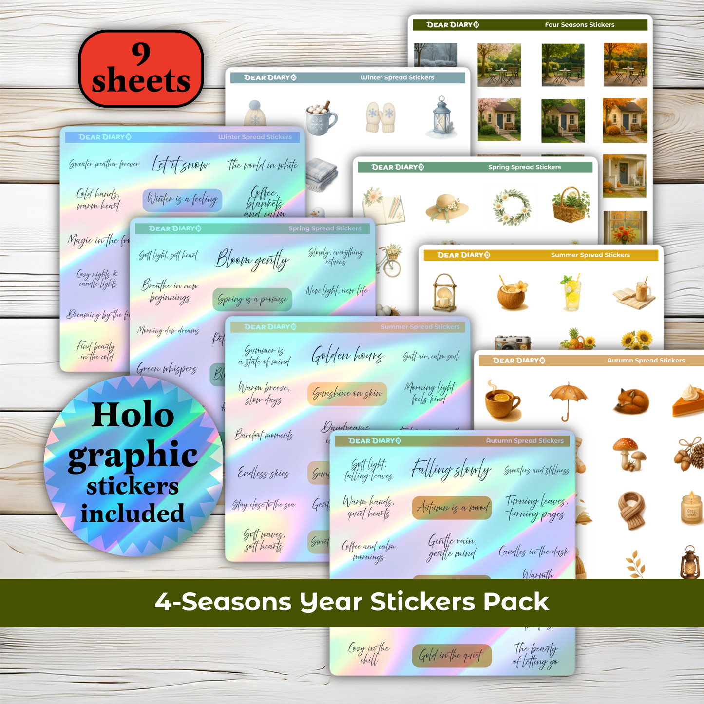 All Seasons Planner Stickers Bundle 4SYB01