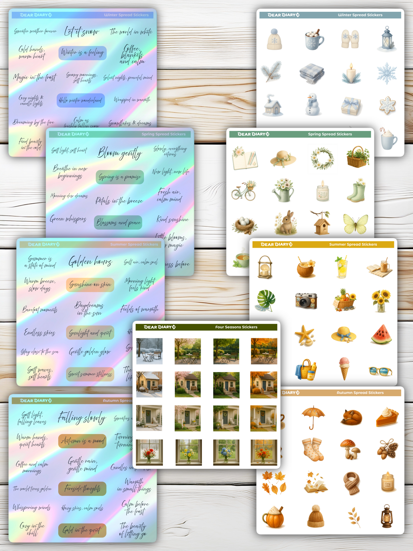 All Seasons Planner Stickers Bundle 4SYB01