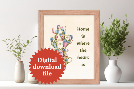 Home poster PNG print file HMFU01