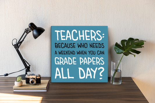 Teacher canvas print TCH01