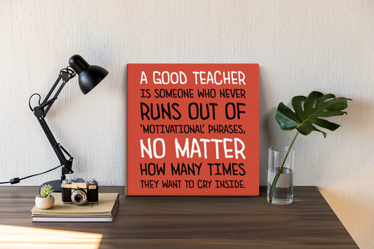 Teacher canvas print TCH04