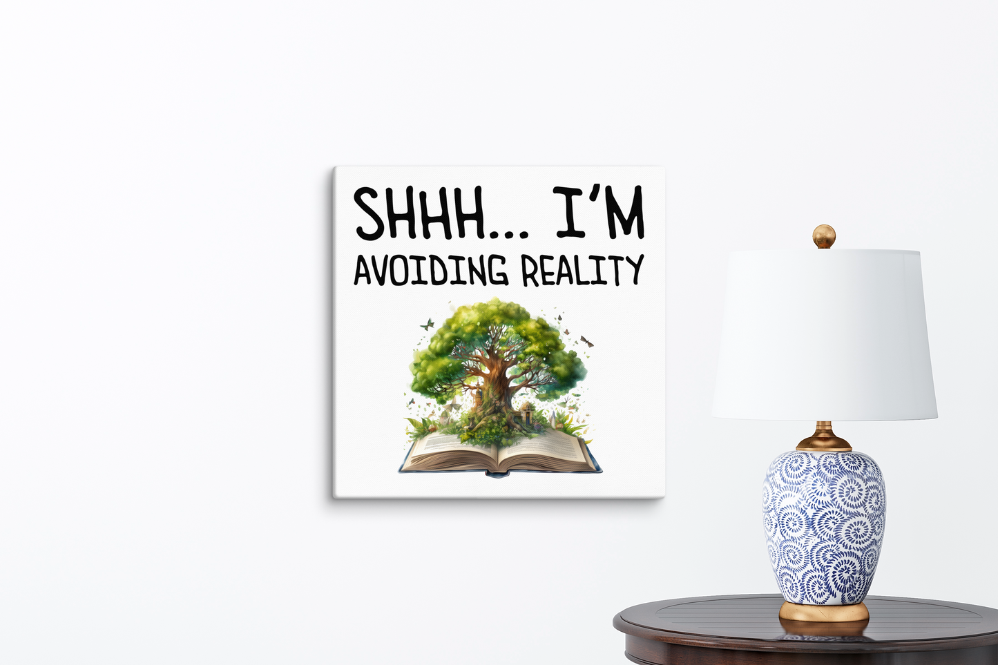 Bookish canvas print BRC04