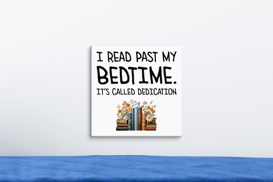 Bookish canvas print BRC01