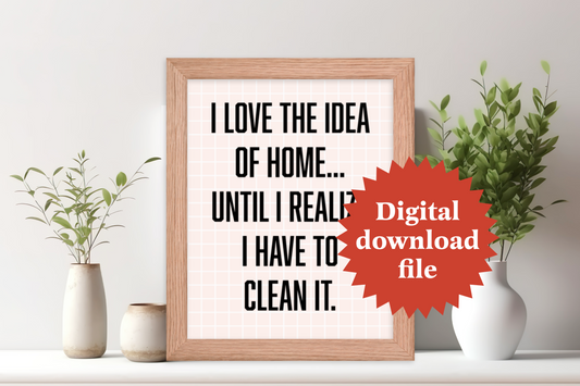 Home poster PNG print file HMFU07