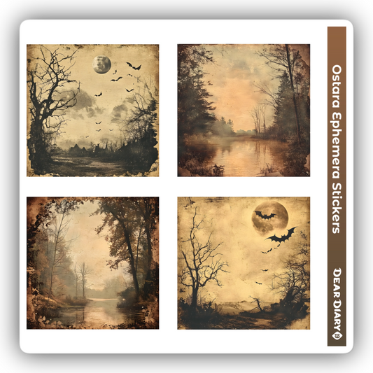 Ostara ephemera sticker sheet OESH04