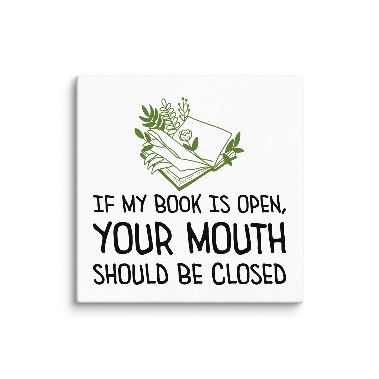 Bookish canvas print BRC02