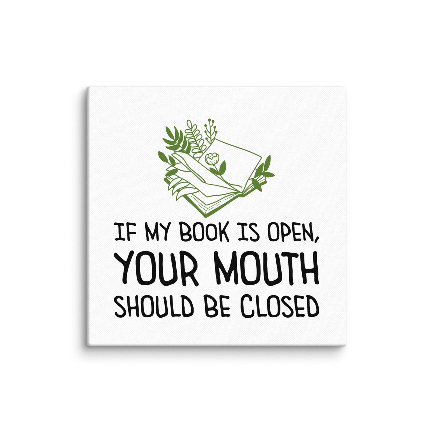 Bookish canvas print BRC02