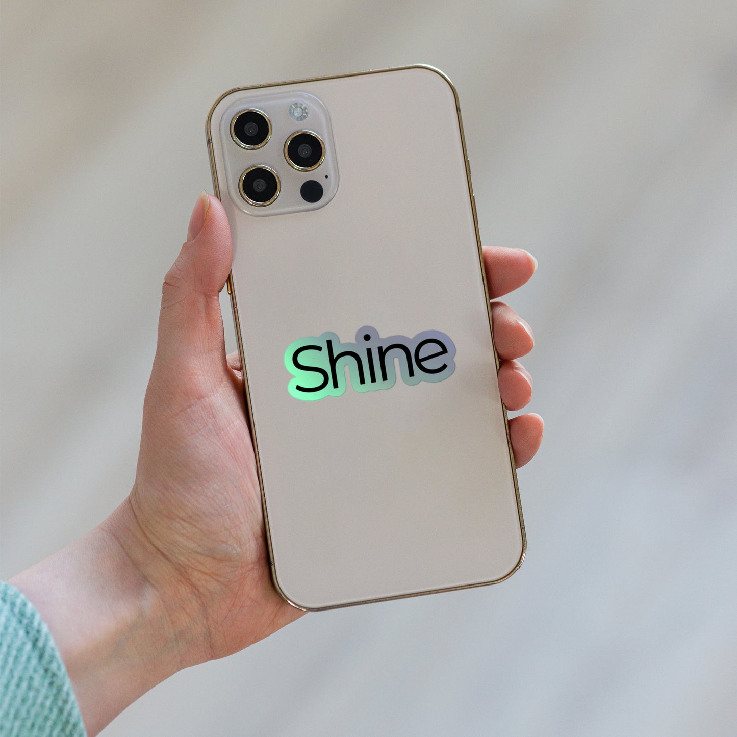 Shine holographic sticker Minimalist - SM1P01