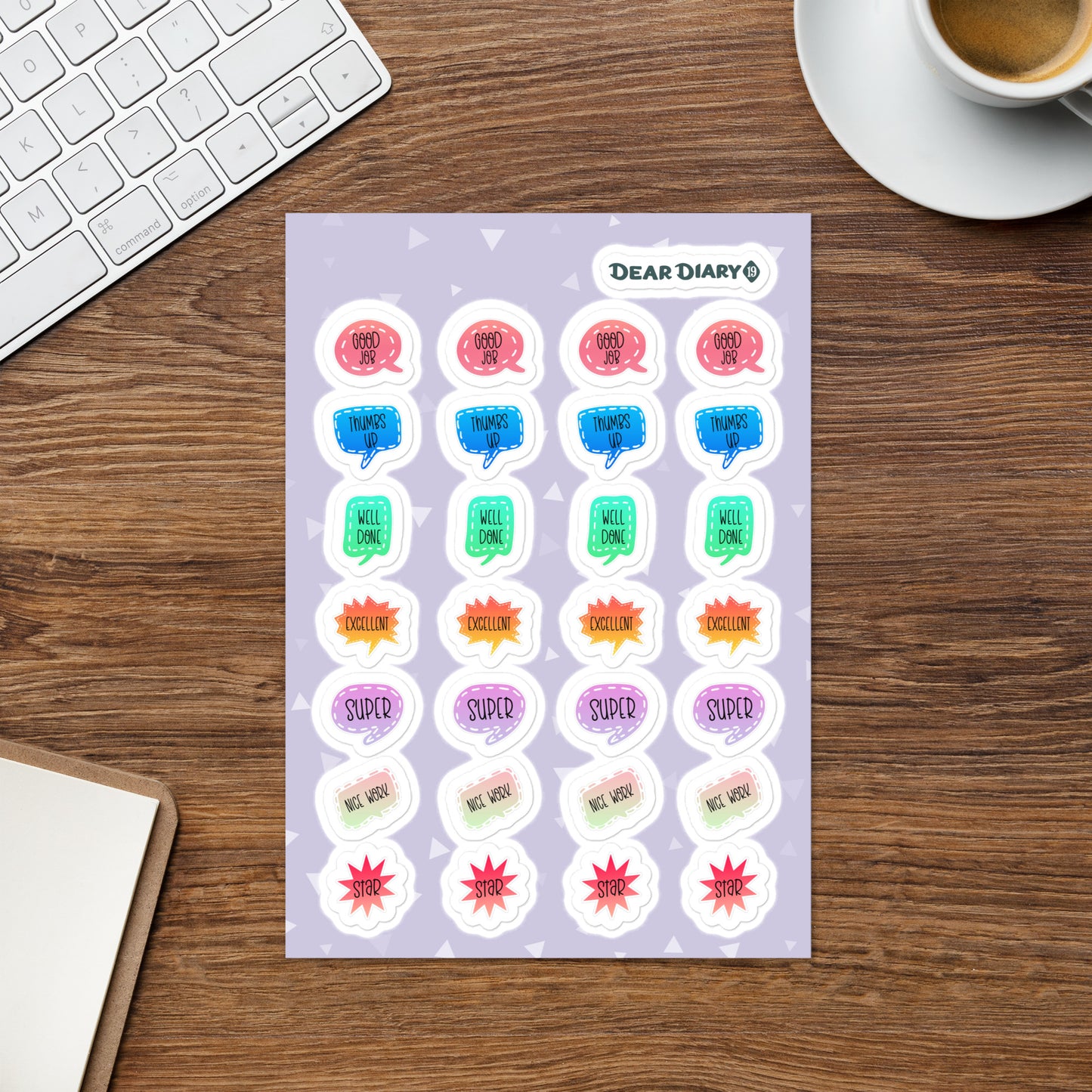 Colorful Teacher Stickers - Classroom Reward RPSSH01