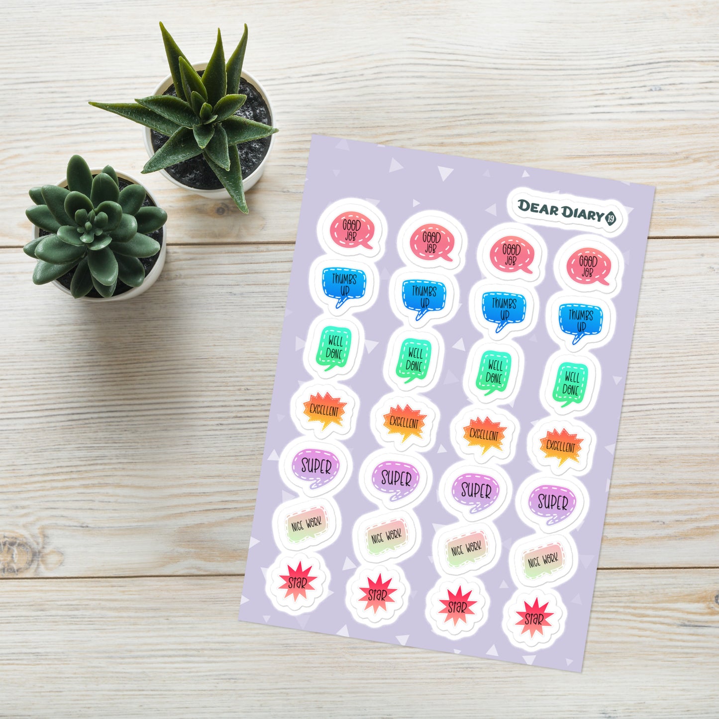 Colorful Teacher Stickers - Classroom Reward RPSSH01