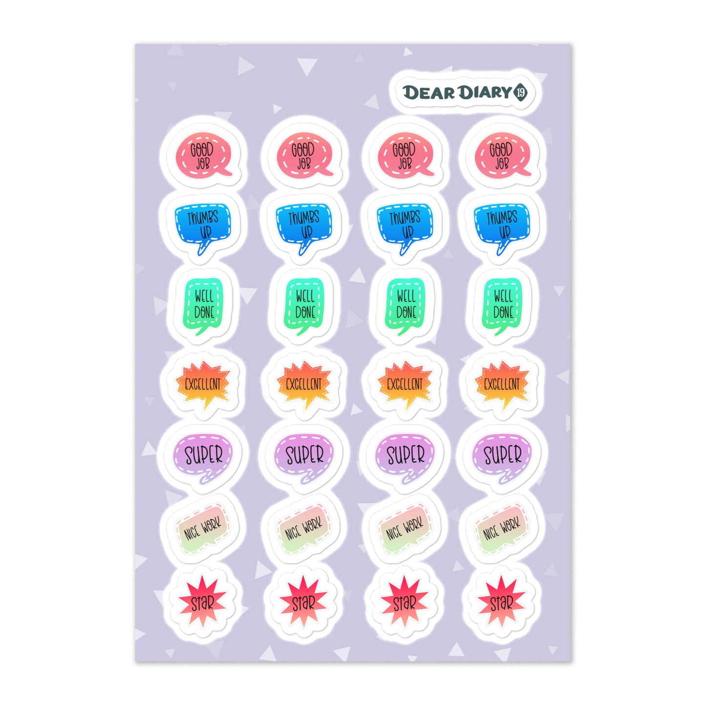 Colorful Teacher Stickers - Classroom Reward RPSSH01