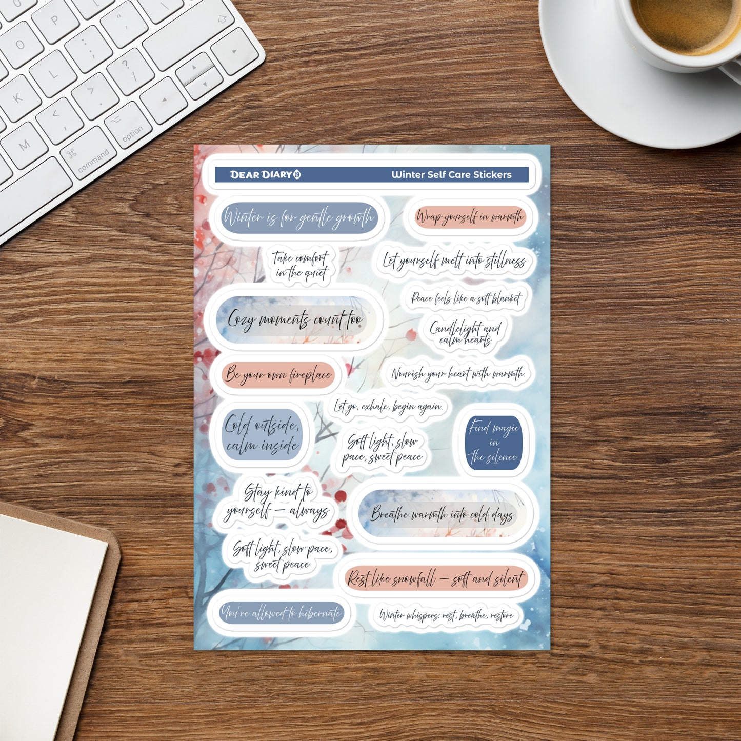 All Seasons Self-Care Stickers Bundle 4SCB01