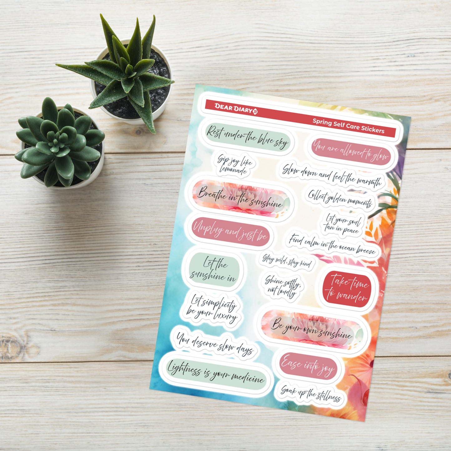 All Seasons Self-Care Stickers Bundle 4SCB01