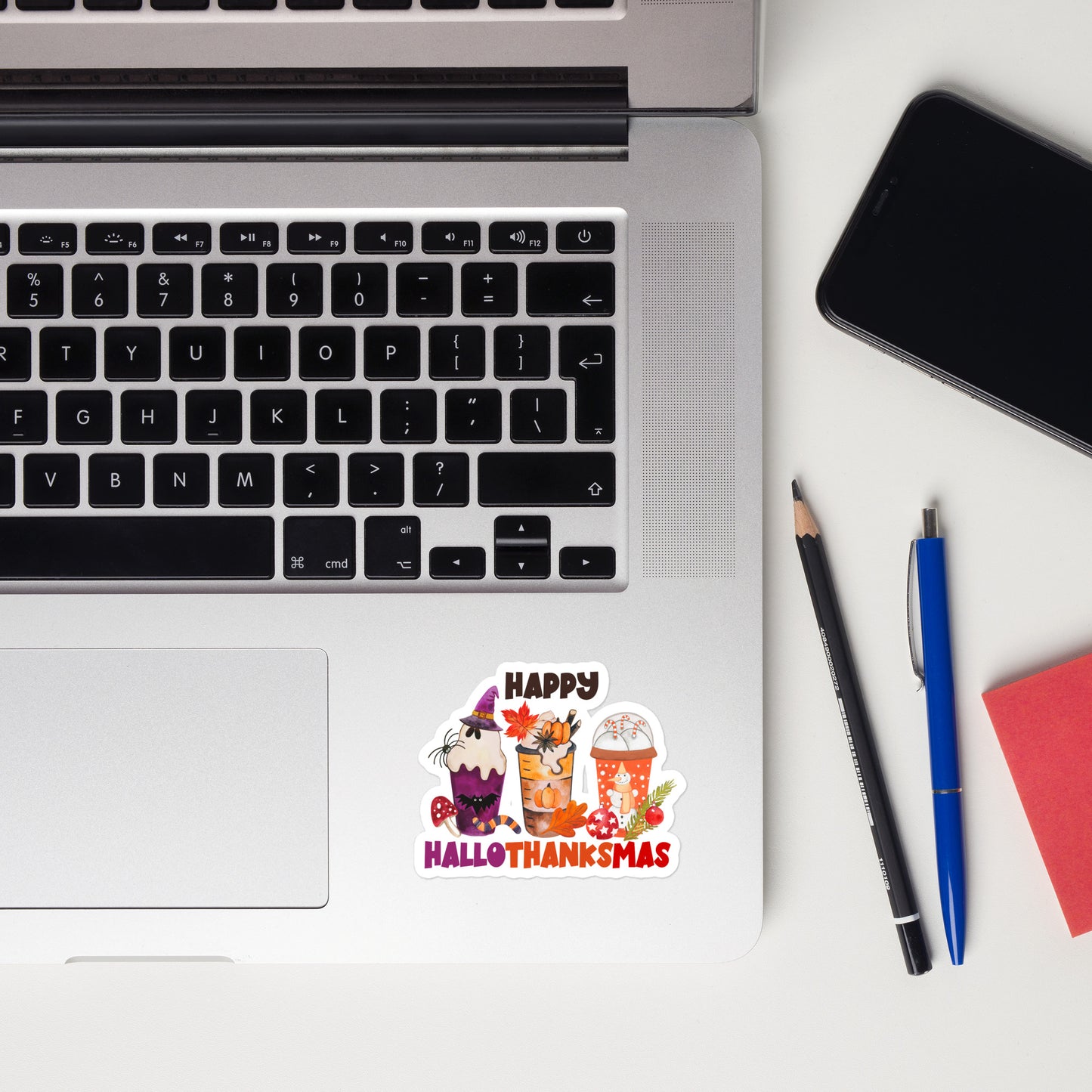 Fall autumn Halloween Christmas sticker FLMX15