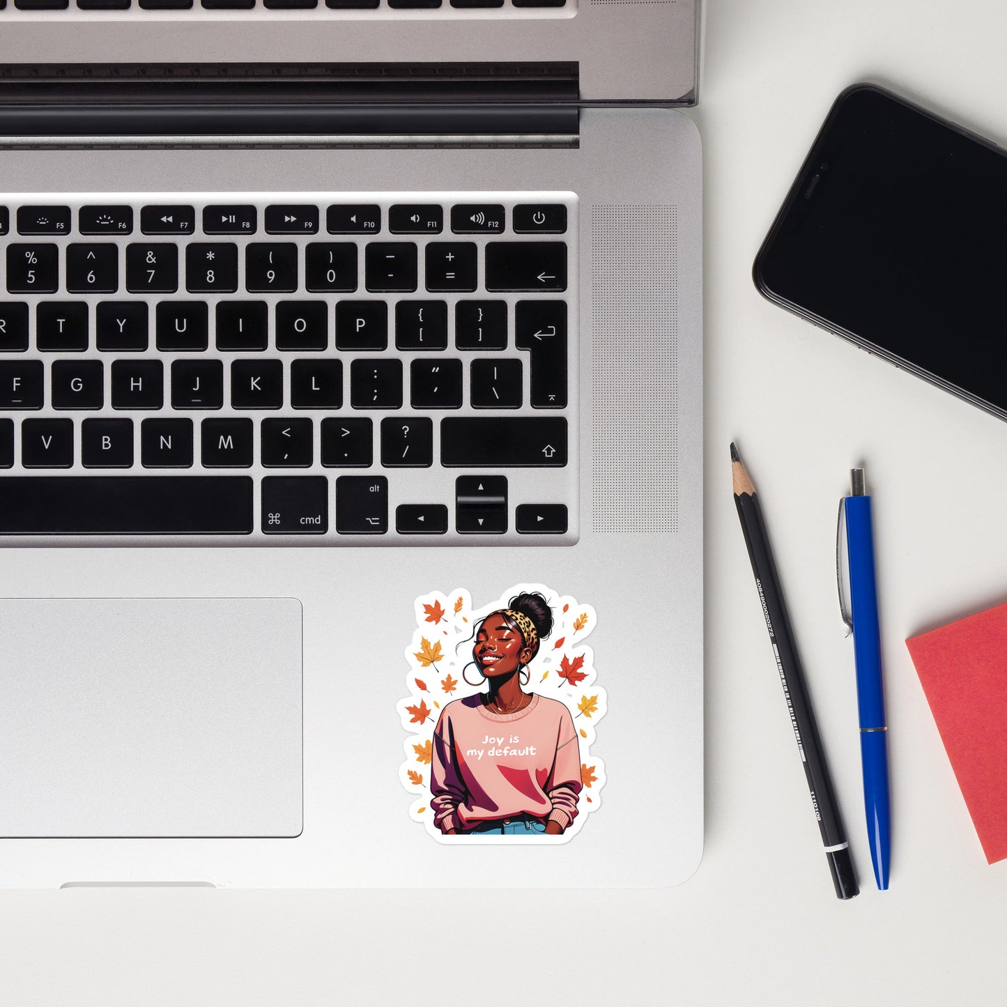 Fall autumn girl sticker FG1P07