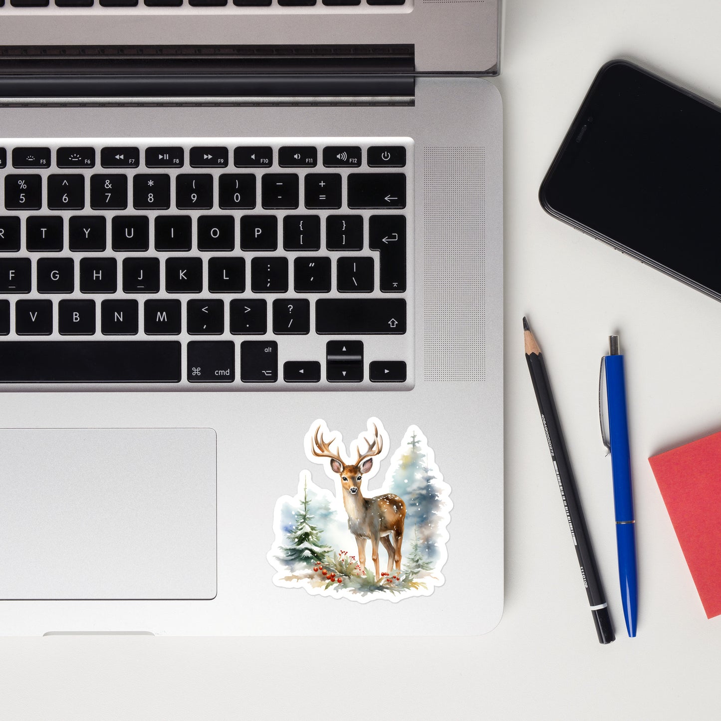 Christmas winter deer sticker MIHC09
