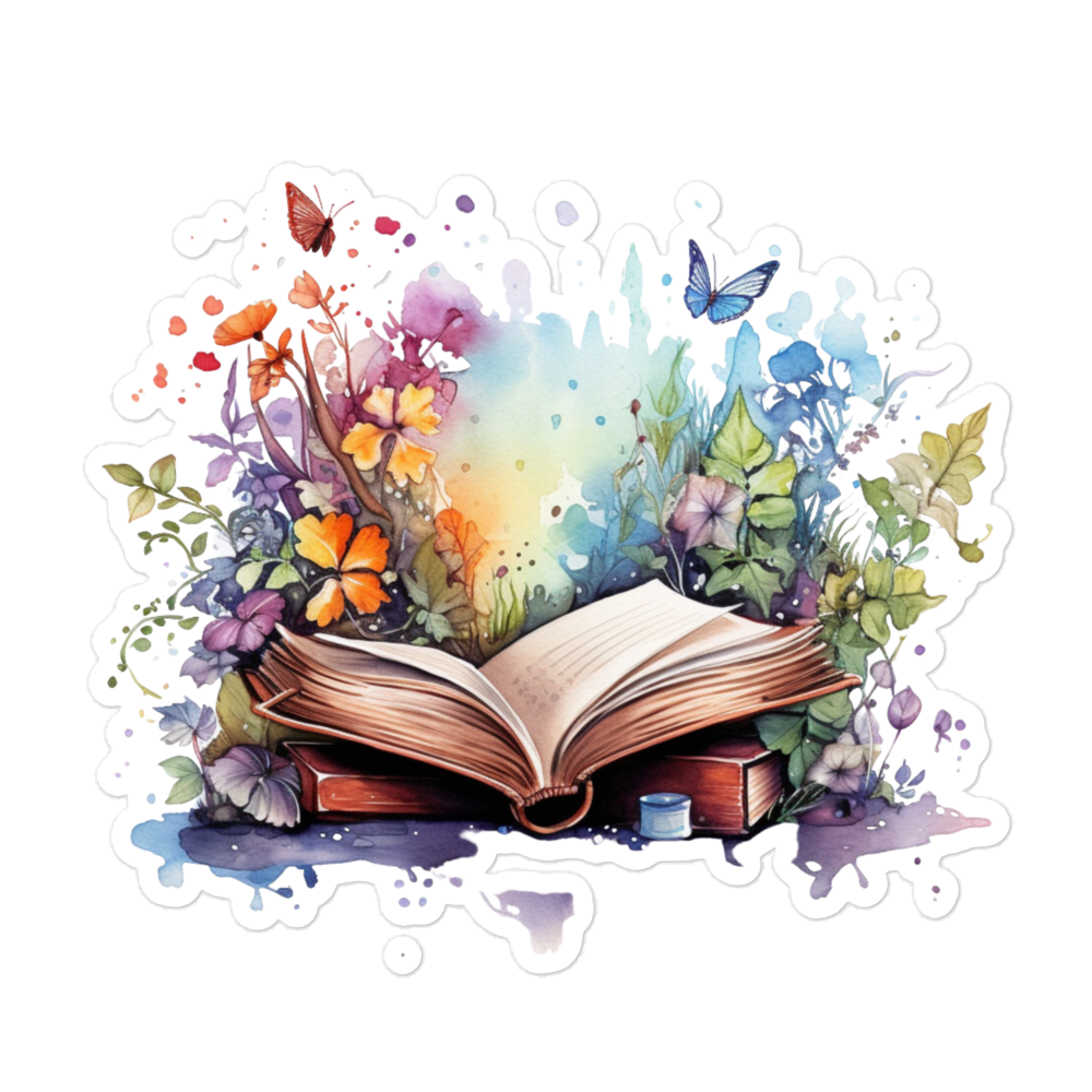 Magical book sticker - MB1P02