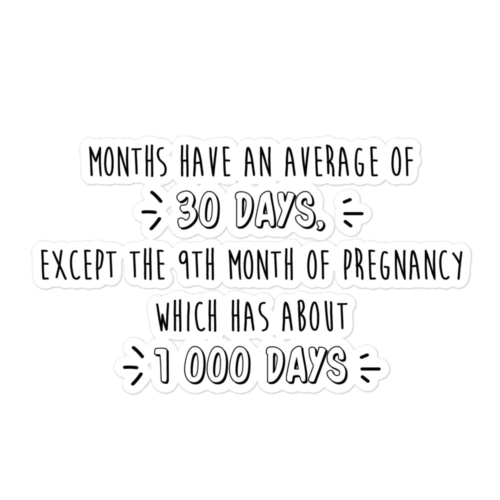 Pregnancy Quotes stickers - PQ1P08