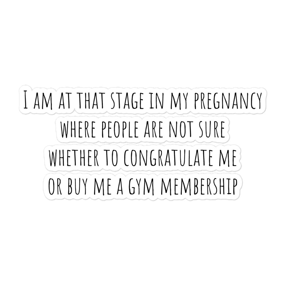 Pregnancy Quotes stickers - PQ1P10