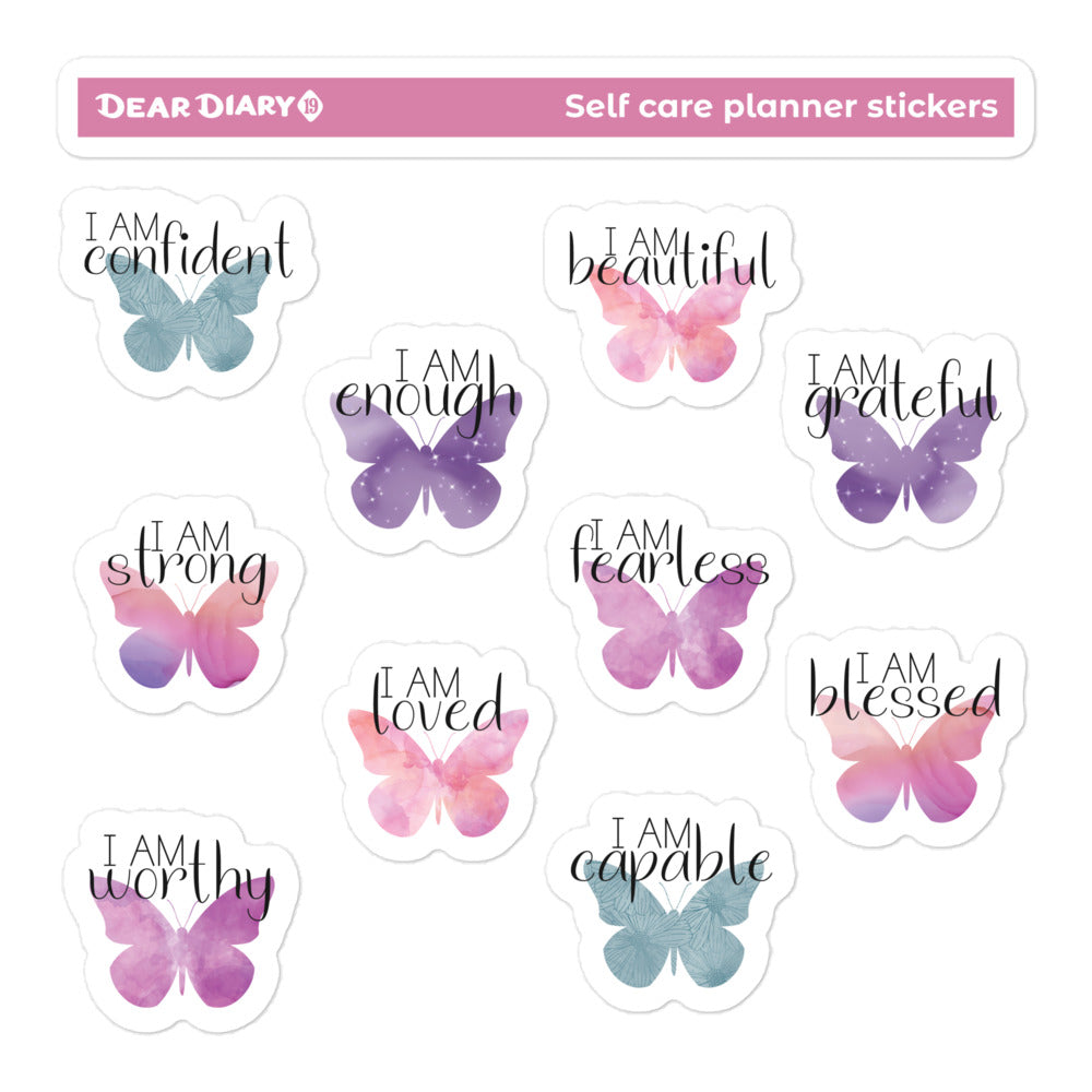 Self care planner stickers sheet - SCSH01