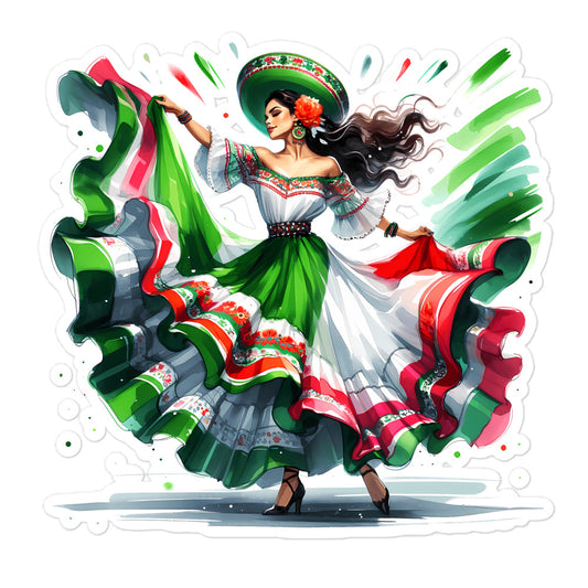 Cinco de Mayo stickers Ballerina - CM1P02