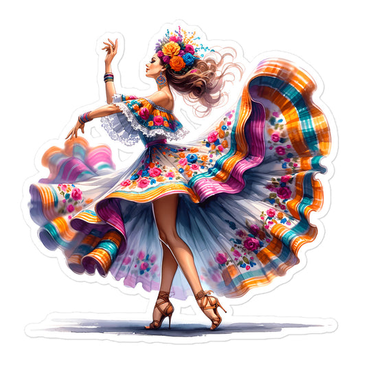 Cinco de Mayo stickers Ballerina - CM1P04