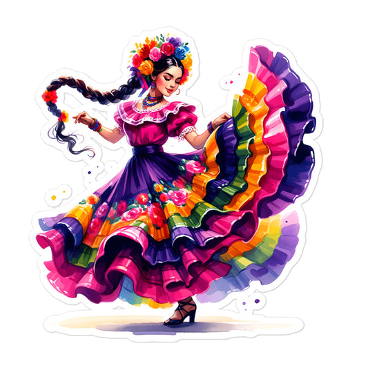 Cinco de Mayo stickers Ballerina - CM1P05