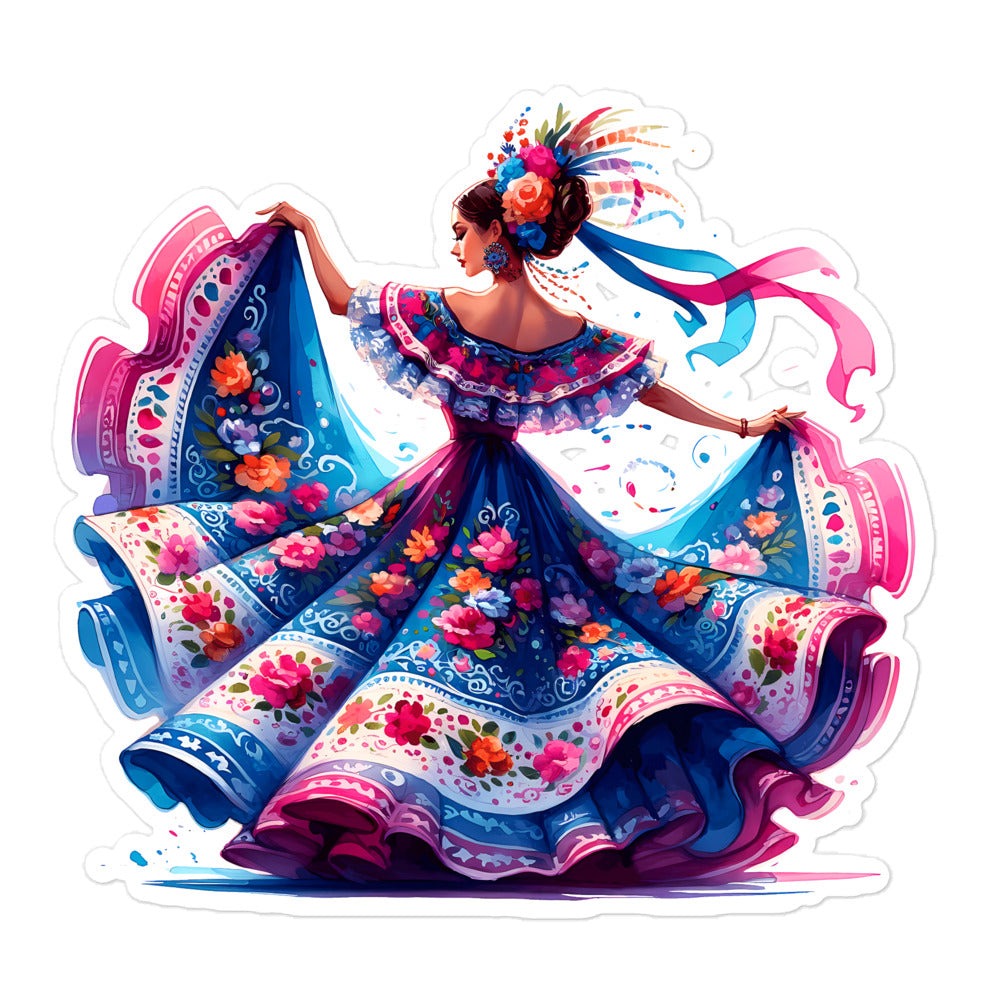 Cinco de Mayo stickers Ballerina - CM1P06