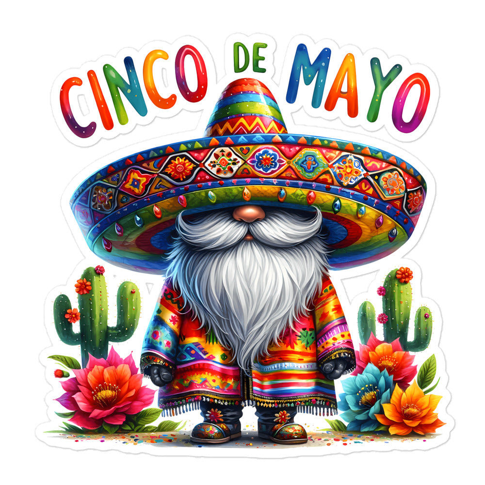 Cinco de Mayo stickers Gnome - CG1P01