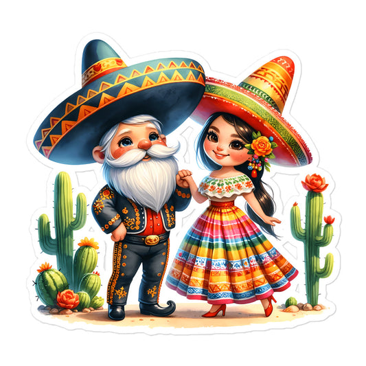 Cinco de Mayo stickers Gnome - CG1P02