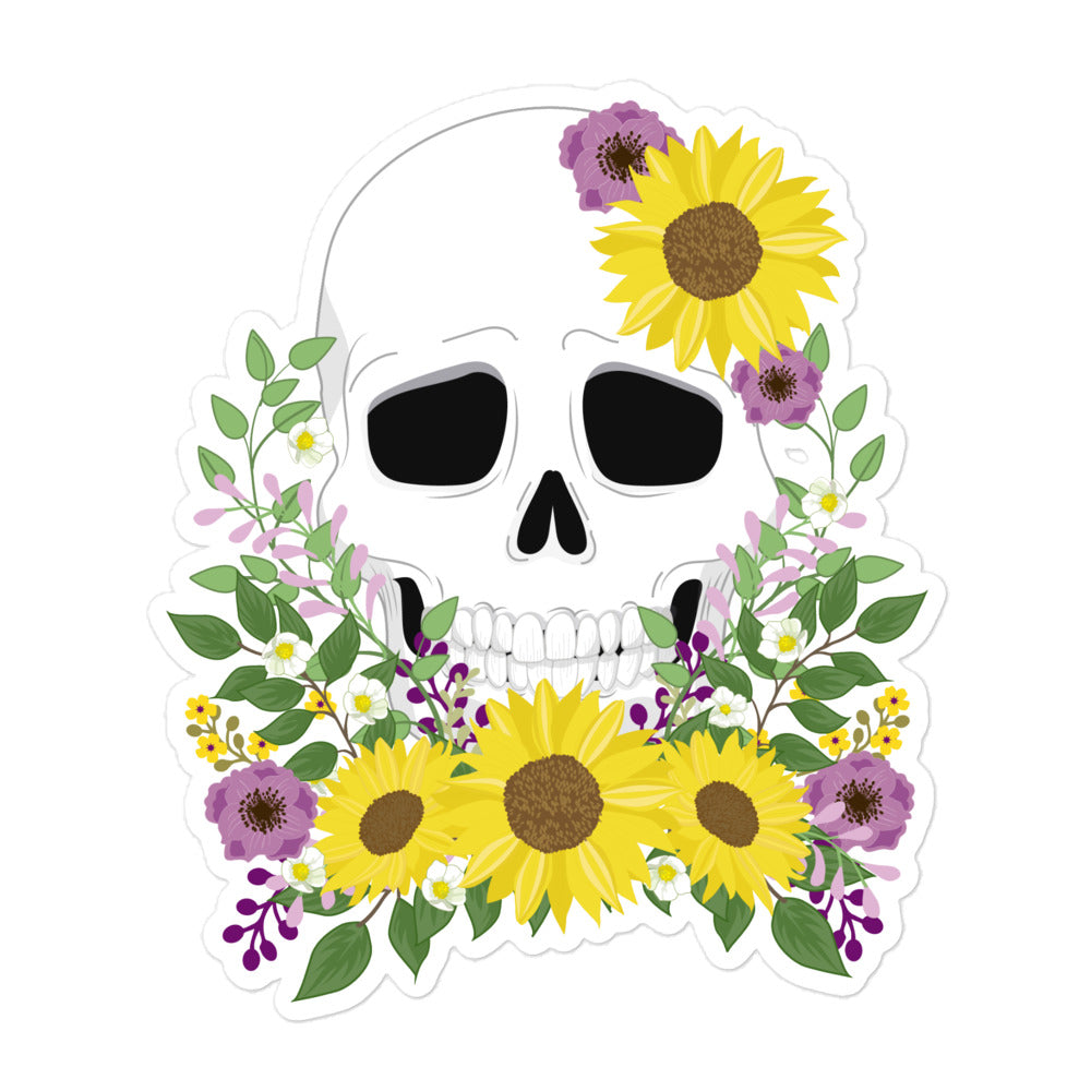 Cinco de Mayo stickers Floral Sugar Skulls - SM1P04