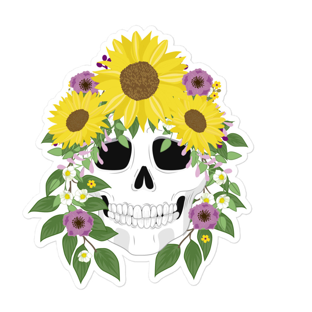 Cinco de Mayo stickers Floral Sugar Skulls - SM1P06