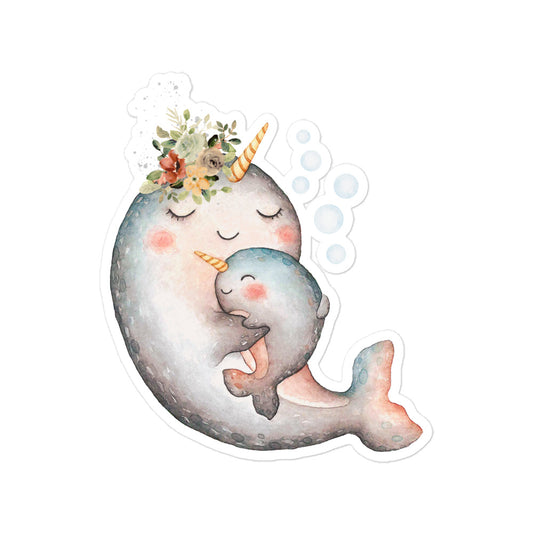 Mother mom stickers Narwhal - MA1P16