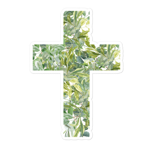 Faith-inspired Cross Sticker for Christians - FC1P02