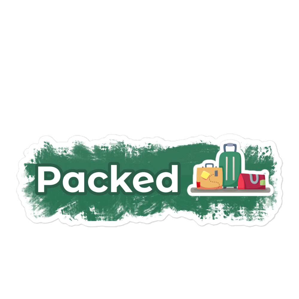 Packing checklist planner stickers sheet - PCSH01