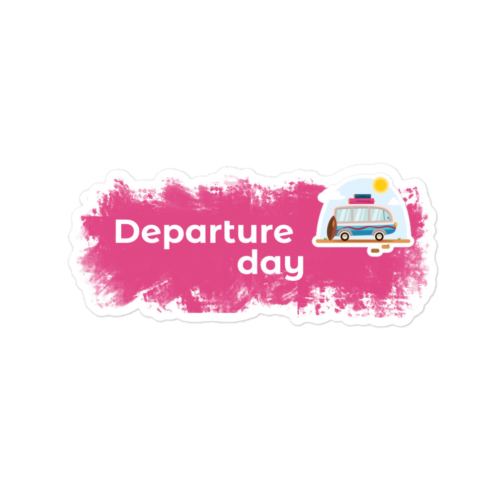 To do before departure checklist planner stickers sheet - TDBC01