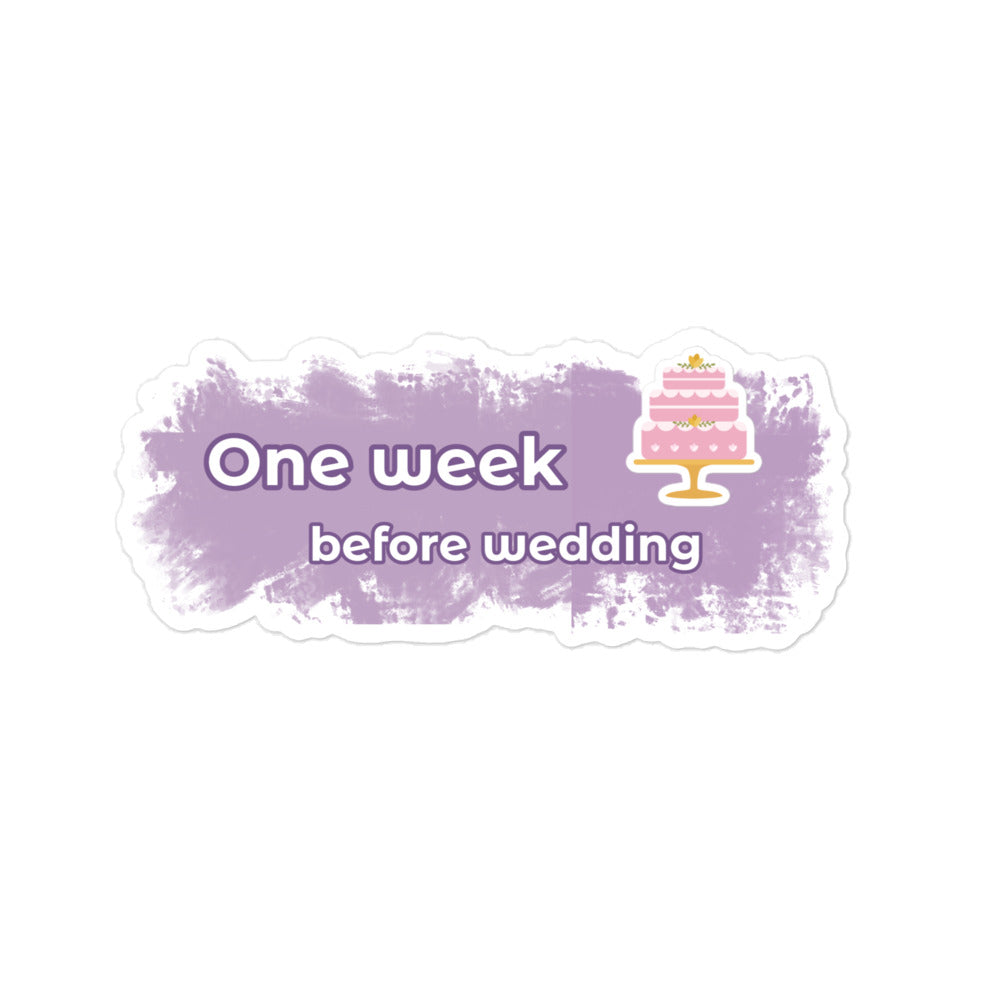 Wedding planner stickers sheet - TDBW01