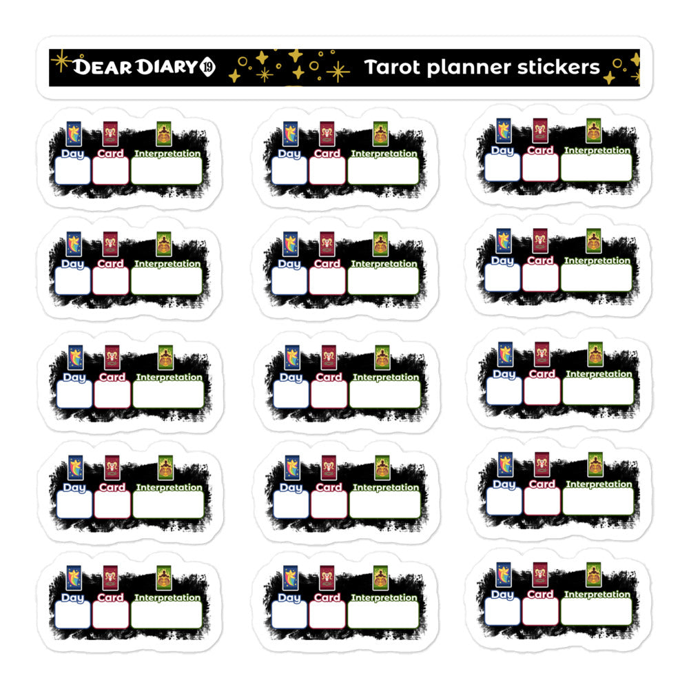 Tarot planner stickers sheet - TPSS04