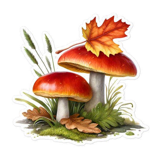 Mushroom sticker MS1P01
