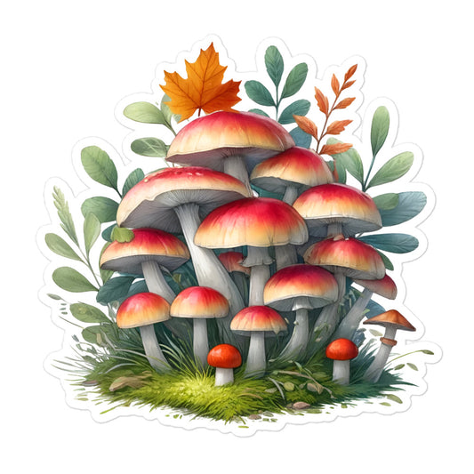 Mushroom sticker MS1P04